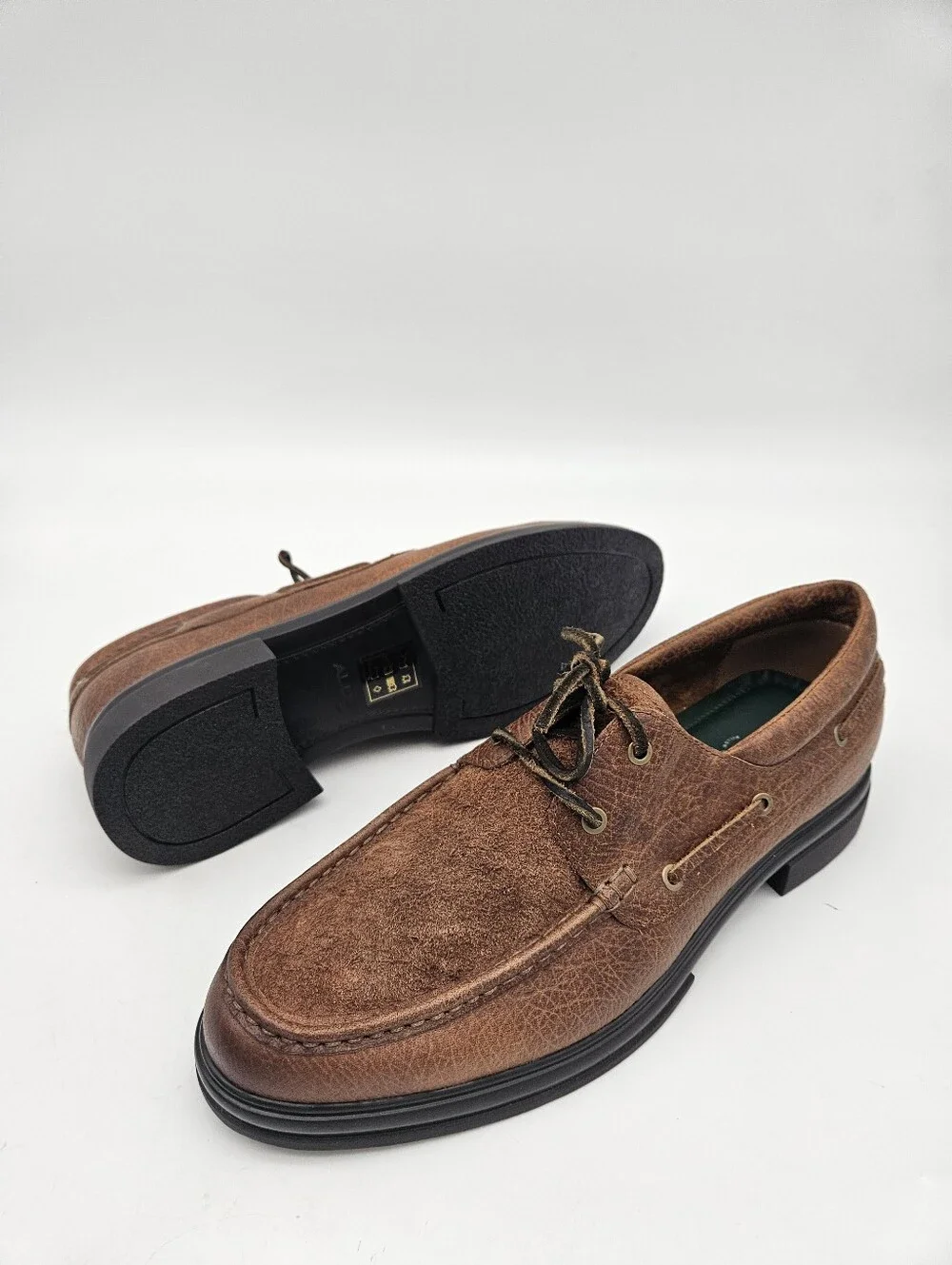 ALDO Seaexplorer Black Dress Shoes Men's Size 13 Cognac MH13004